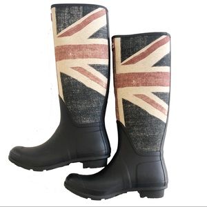 Hunter Boots Original Brit Dark Navy Rain Boot